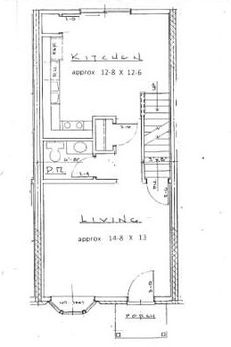 First Floor Town Home Floor Plan